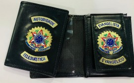 Carteira autoridade eclesistica ,( Evangelista) com braso resinado