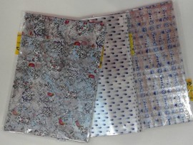 Saquinhos transparente decorado 15x22,c/100 pçs