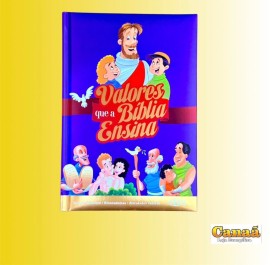 Livro valores que a B�blia ensina (capa almofadada), cada