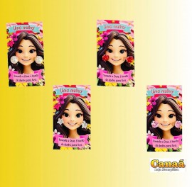 Kit carto mulher com par de brincos ( modelos variados ),cada