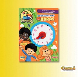 Livro Descobrindo as Horas (3 palavrinhas), cada