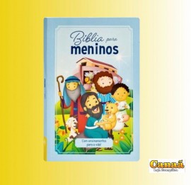 Bblia para meninos ( capa brochura Azul ),cada