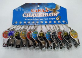 Chaveiro cortador de unha , 12 pcs