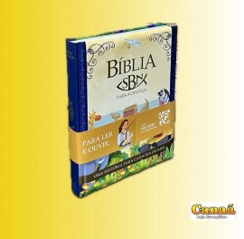 Bblia para criana ler e ouvir com Qrcode em todas a pginas ( narrando a histria)