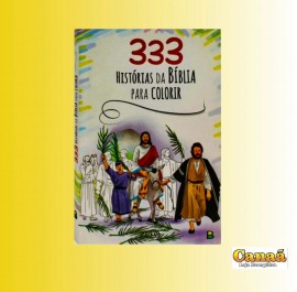 Livro 333 historias da bblia para colorir, tamanho 25x15, cada