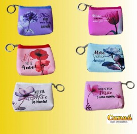 Bolsa porta moeda me (retangular), cada