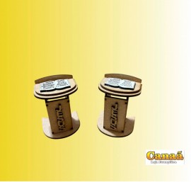 Lembrana Plpito MDf cru camada dupla, cada