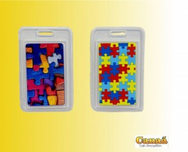 Porta carto de identificao Autismo, cada
