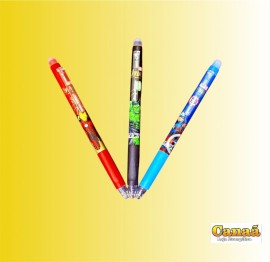 Caneta Escreve e Apaga Super Her�i, cada