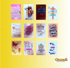 Im� Madeira adesivado (mensagens variadas), cada