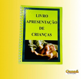 Livro Apresentao de. Crianas  capa dura com espiral