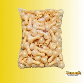 Pacote Botija Dourada 8 ml com 100 peas 