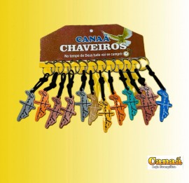 CHAVEIRO BORRACHA GRATIDO,COM 12 PS