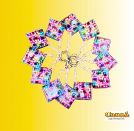 Chaveiro B�blia d�zia (Jesus te ama flor sorriso)  c/12