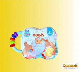Livro Bblico de banho com chocalho (Moiss ) , cada