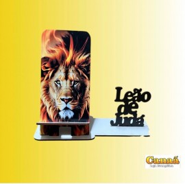 Porta celular em mdf com placa , cada