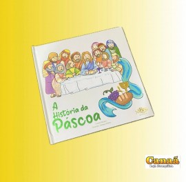 Livro capa dura a verdadeira histria do significado da Pscoa , cada