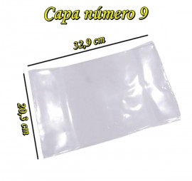 Capa de bblia transparente nmero 9