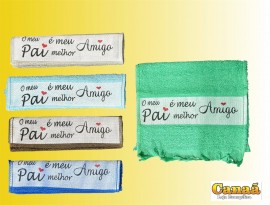 Toalha de mo estampada Pai, cada