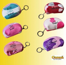 Bolsa porta moeda me (arredondada), cada