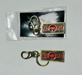 Chaveiro banhando (No pare de Orar) com mosqueto, cada