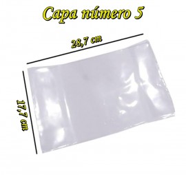 Capa de bblia transparente nmero 5