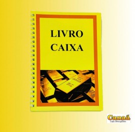 Livro Caixa capa dura com espiral