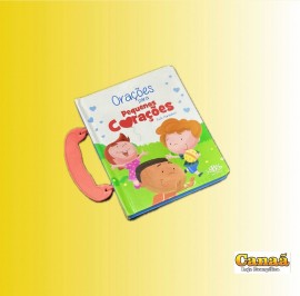 Livro Oraes para pequenos coraes com alcinha.