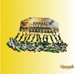 Chaveiro borracha camisa exrcito c/12