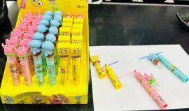 Marca texto modelos bob esponja ( 3 cores ), cada