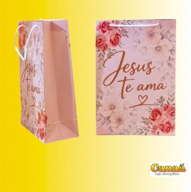 Sacola grande �Jesus te ama�, cada
