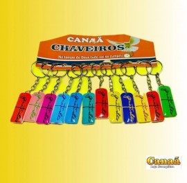 Chaveiro GRATIDO resina,com 12 ps