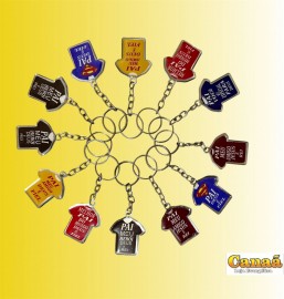 Chaveiros chapa ferro ( camisa dia dos pais ) c/12