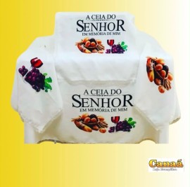 Kit 4 pe�as Toalha de ceia estampada 1,5 M, cada