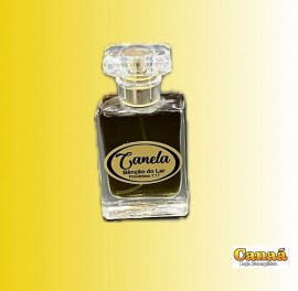 leo de Uno garrafa vidro quadrado 30ml spray com tampa cristal quadrado (Canela), cada