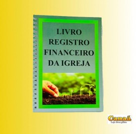 Livro registro financeiro da igreja  capa dura com espiral