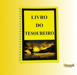 Livro registro Tesoureiro  capa dura com espiral