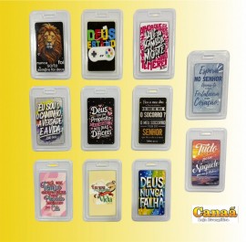Porta carto personalizado  (Estampas variadas), cada