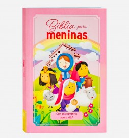 Bblia para meninas ( capa brochura Rosa ),cada