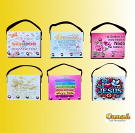 Porta-chave madeira grossa pequeno, cada