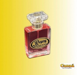 leo de Uno garrafa vidro quadrado 30ml spray com tampa cristal quadrado (Rosas), cada