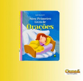 Livro meu primeiro livro d Oraes ( coleo Meu livro Fofinho) com pginas cartonada e capa almofada, cada