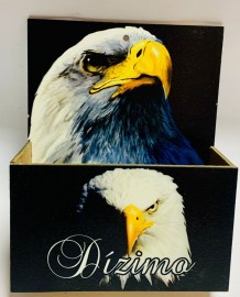  Porta envelope dízimo águia em m.d.f pintado cada