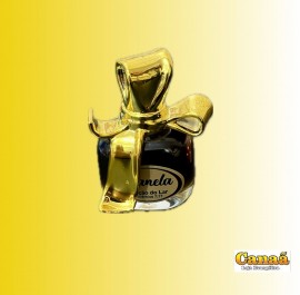 �leo de Un��o frasco vidro spray 30 ml com tampa la�o dourado (Canela), cada