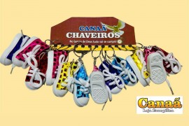 Chaveiro tnis com 12 pcs 