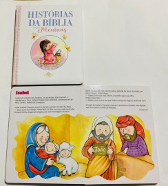 Historias da bblia para (meninas) capa almofadada, cada