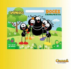 Maleta Smilinguido com desenhos para colorir, cada