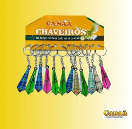 Chaveiro chapinha  gravata com 12 pcs 