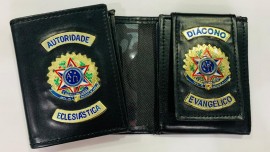 Carteira autoridade eclesistica ,( Dicono) com braso resinado