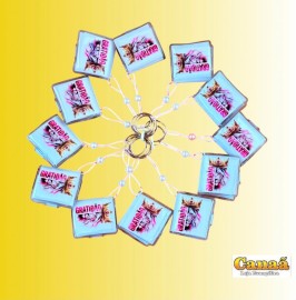 Chaveiro B�blia  ( GRATID�O rosa com metade rosto le�o )  c/12